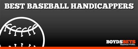 Best 5 MLB Baseball Handicappers in the World.